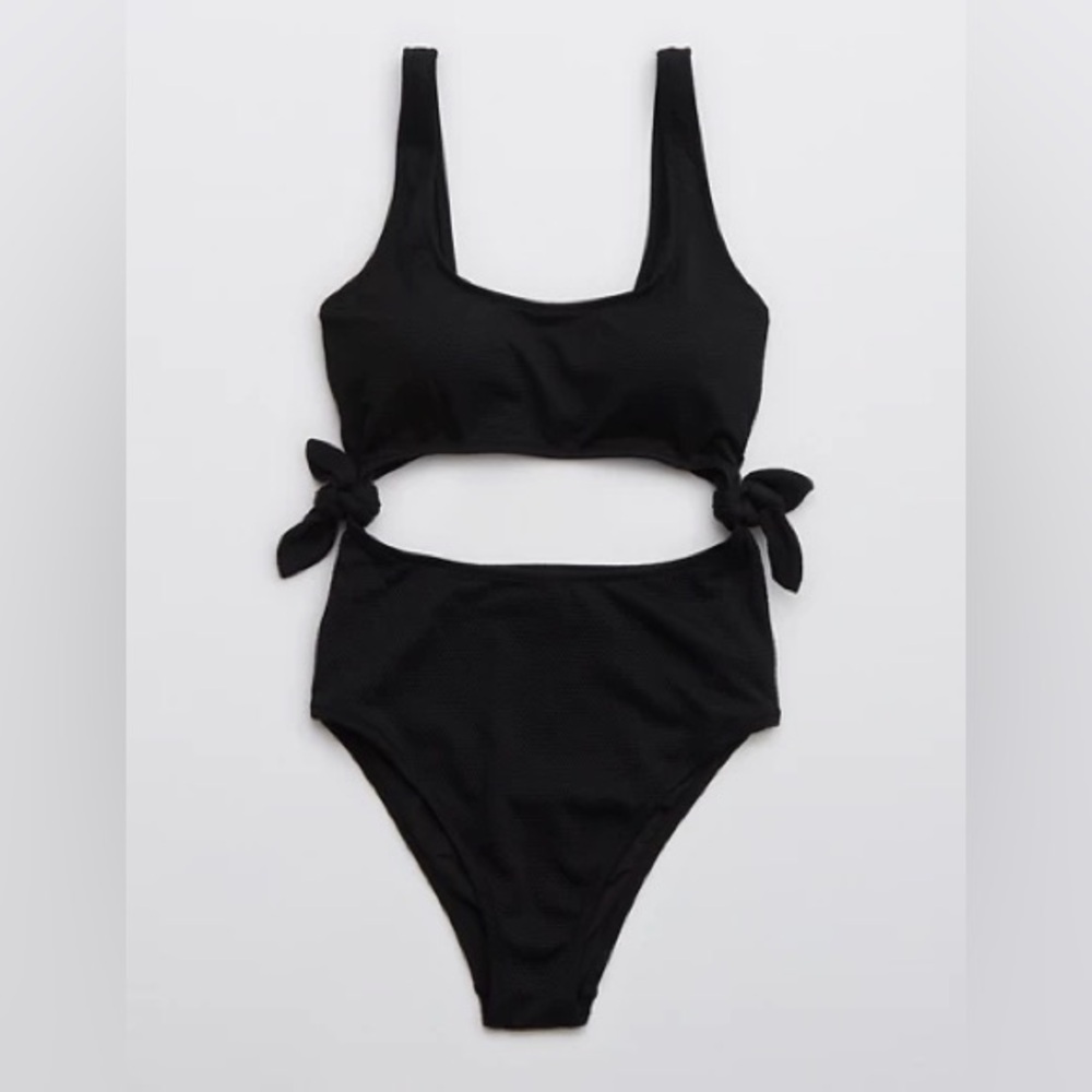 Black aerie one piece swimsuit